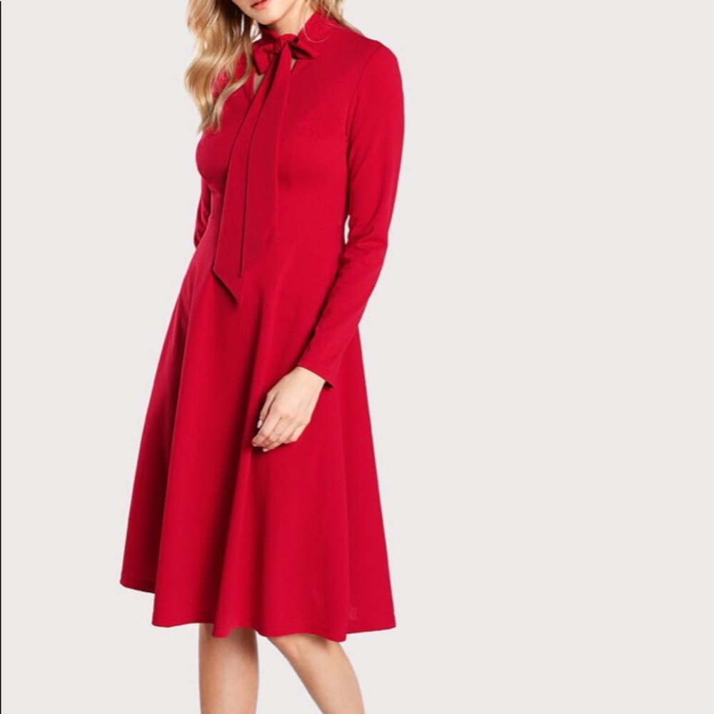 SOLD- Vintage Dress. Red Dress